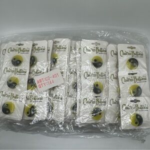 144 pcs Ying Yang Glow In Dark Charm Button Plugs Pins for Croc Clog Shoe New